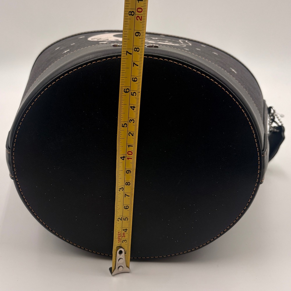 Coach Halloween Black Cat Moon Signature Bucket Bag Trick or Treat Pail - Picture 7 of 16